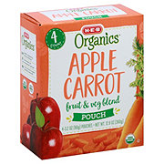 H-E-B Blended Fruit & Veg Pouches – Apple Carrot