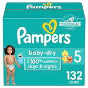 Pampers Baby-Dry Diapers - Size 5