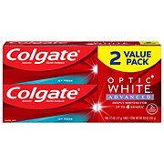 Colgate Optic White Advanced Anticavity Toothpaste - Icy Fresh, 2 Pk