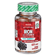 H-E-B Vitamins Kids Select Ingredients Iron Gummies - 10 mg