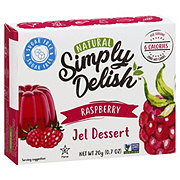 Simply Delish Natural Raspberry Jel Dessert