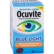 Bausch & Lomb Ocuvite Lutein & Zeaxanthin Supplement Blue Light Softgels