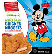 Golden Platter Fully Cooked Frozen Whole Grain Mickey Mouse Chicken Nuggets
