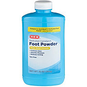H-E-B Medicated Cornstarch Foot Powder