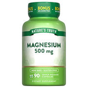 Nature's Truth Magnesium 500 mg Quick Release Capsules