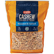 H-E-B Salted Roasted Cashew Halves & Pieces