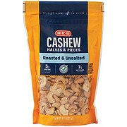 H-E-B Unsalted Roasted Cashew Halves & Pieces