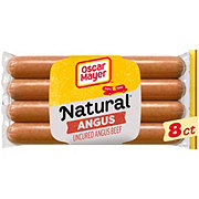 Oscar Mayer Natural Bun-Length Uncured Angus Beef Franks Hot Dogs