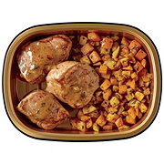 Meal Simple by H-E-B Pork Tenderloin with Pecan Praline Butternut Squash & Apples