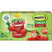 Mott's No Sugar Added Strawberry Apple Sauce Pouches