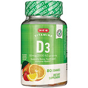H-E-B Select Ingredients Vitamin D Gummies - 50 mcg