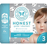 The Honest Company Clean Conscious Gentle + Absorbent Diapers - Size 3, Panda Print