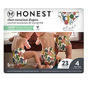 The Honest Company Clean Conscious Diapers - Size 4, Cactus Cuties Print
