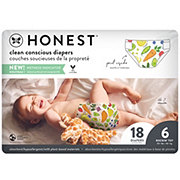 The Honest Company Clean Conscious Diapers - Size 6, Veggie Print