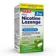 H-E-B Mini 2 mg Nicotine Lozenges - Mint