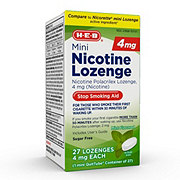 H-E-B Mini 4 mg Nicotine Lozenges - Mint