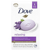 Dove Beauty Bar Gentle Skin Cleanser Relaxing Lavender 6 Bars
