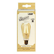 Feit Electric Vintage ST19 60-Watt Amber Glass LED Light Bulb