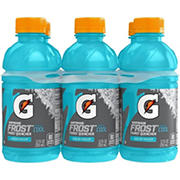 Gatorade Thirst Quencher Frost Glacier Freeze 6 pk Bottles