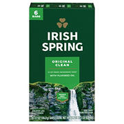 Irish Spring Original Clean Deodorant Bar Soap for Men