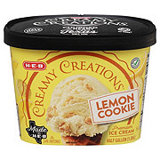 H-E-B Creamy Creations Lemon Cookie Ice Cream