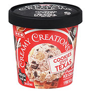 H-E-B Creamy Creations Cookies Over Texas Ice Cream
