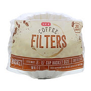 H-E-B Basket Coffee Filters White