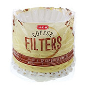 H-E-B White 8-12 Cup Coffee Filters