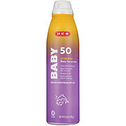 H-E-B Baby Broad Spectrum Sunscreen Spray – SPF 50