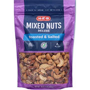 H-E-B Deluxe Salted Roasted Mixed Nuts