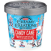 H-E-B Creamy Creations Candy Cane Ice Cream