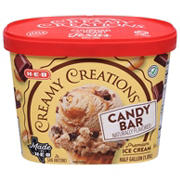 H-E-B Creamy Creations Candy Bar Ice Cream