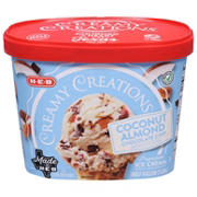 H-E-B Creamy Creations Coconut Almond Chocolate Chip Ice Cream