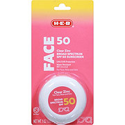 H-E-B Broad Spectrum Face Sunscreen – SPF 50