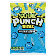 Sour Punch Bites Blue Raspberry Gummy Candy