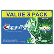 Crest Complete + Scope Outlast Whitening Toothpaste - Long Lasting Mint, 3 Pk