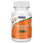 NOW Probiotic-10 100 Billion Restoractive Care Capsules