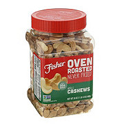 Fisher Whole Salted Oven-Roasted Cashews