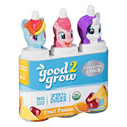 good2grow Organic Low Sugar Fruit Fusion 6 oz Bottles, Character Tops Will Vary