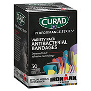 Curad Performance Series Antibacterial Bandages