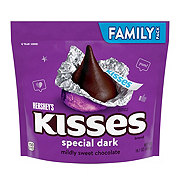 Hershey's Kisses Dark Chocolate Candy, Family Pack