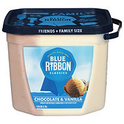 Blue Ribbon Chocolate & Vanilla Ice Cream