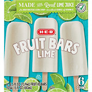 H-E-B Frozen Fruit Bars - Lime