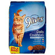 9Lives Daily Essentials Flavors of Chicken Beef & Salmon Dry Cat Food