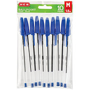 H-E-B 1.0mm Ballpoint Pens - Blue Ink