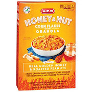 H-E-B Honey & Nut Corn Flakes Cereal with Granola - Shop Cereal at H-E-B