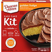 Duncan Hines Easy Cake Kit Golden Fudge Cake Mix