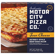 Authentic Motor City Pizza Co. Detroit-Style Deep Dish Frozen Pizza - Four Cheese