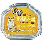 H-E-B Texas Pets Grilled Steak & Egg Flavor in Savory Juices Wet Dog Food