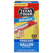 H-E-B Texas Tough Slider Gallon Freezer Bags - Value Pack